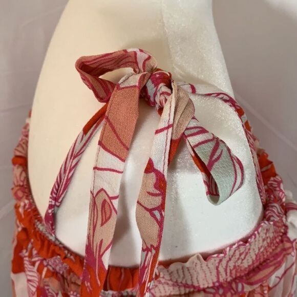 C&C California Red & Pink Floral Cropped Tank - Picture 5 of 8